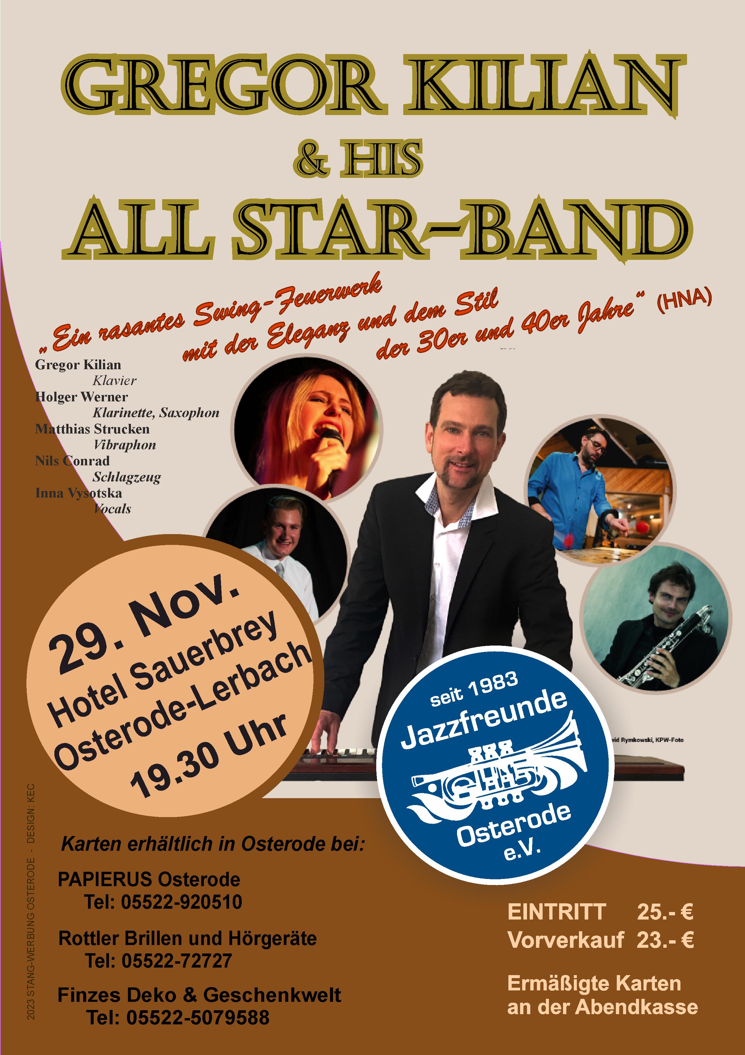 Gregor Kilian und Allstar Band